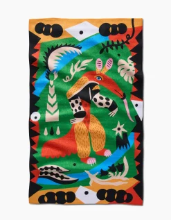 GEOMETRY Tamanduá Bandeira Tea Towel