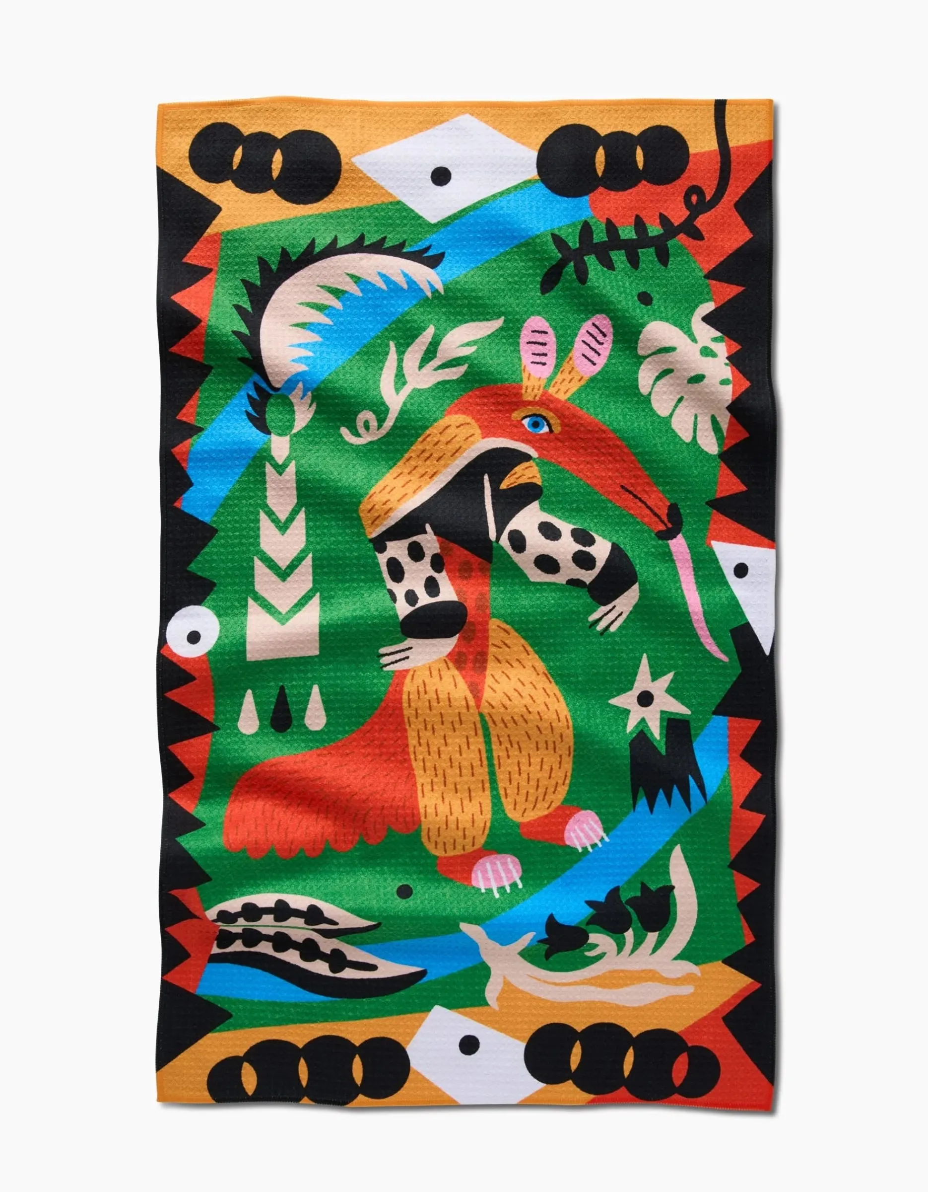 GEOMETRY Tamanduá Bandeira Tea Towel