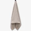 GEOMETRY Taupe Waffle Hand Towel