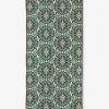 GEOMETRY Teal Pinwheel Beach Towel