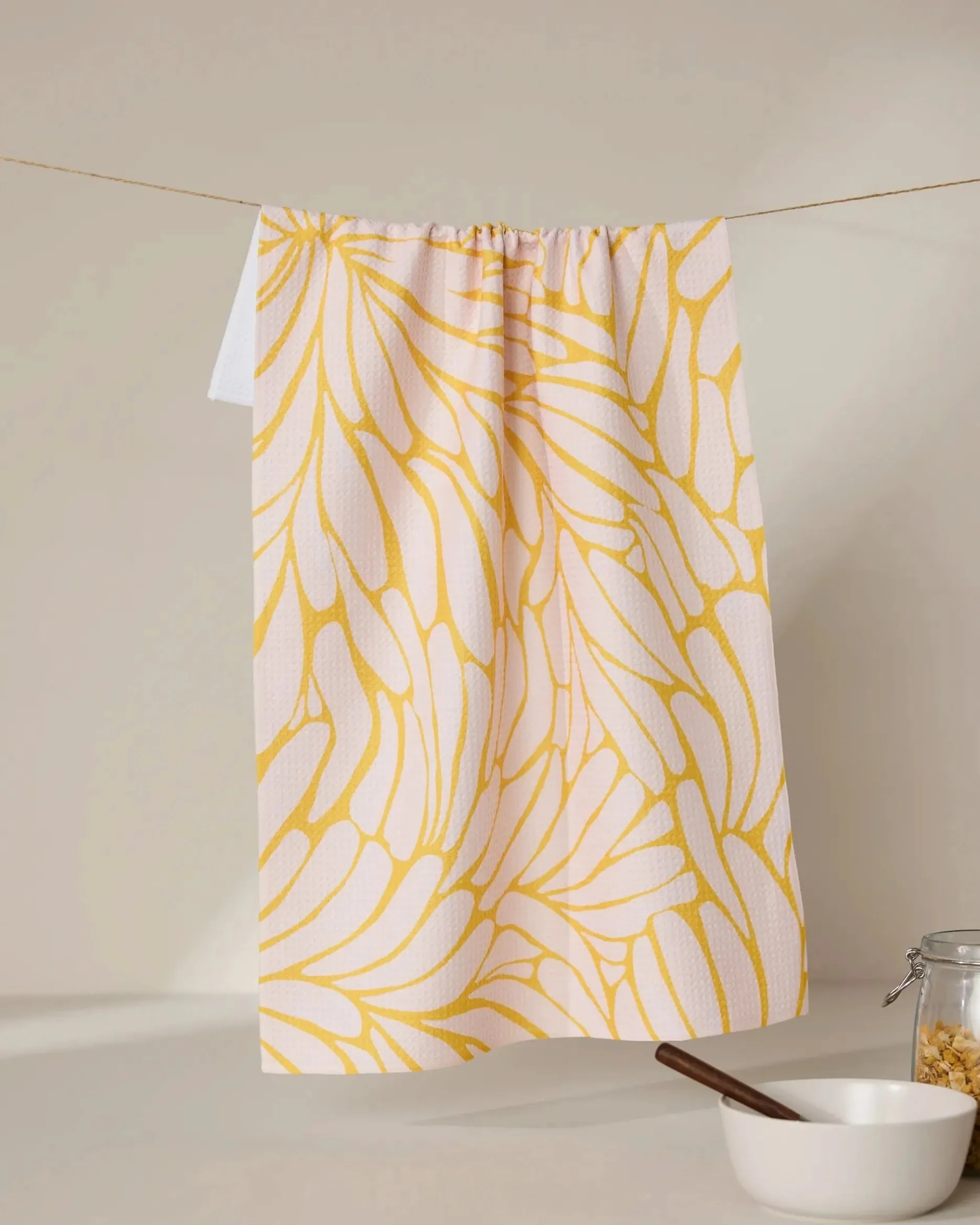 GEOMETRY Tenderhearted Tea Towel