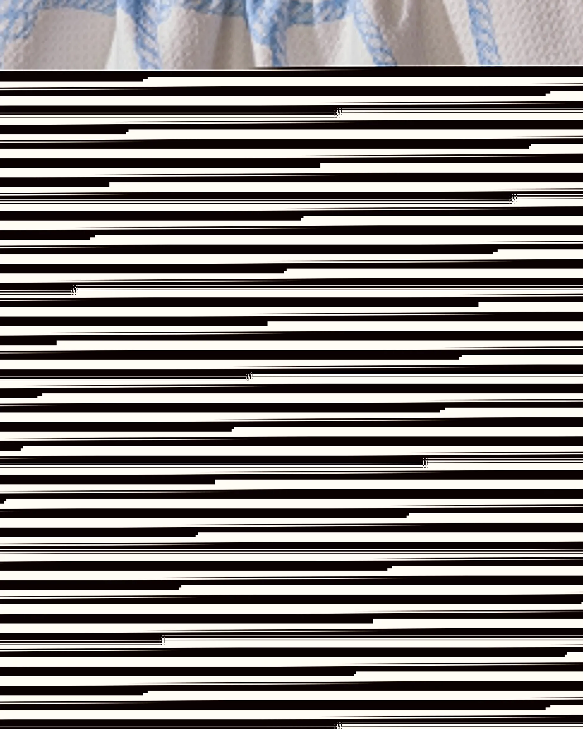 GEOMETRY Tethered Blue Tea Towel