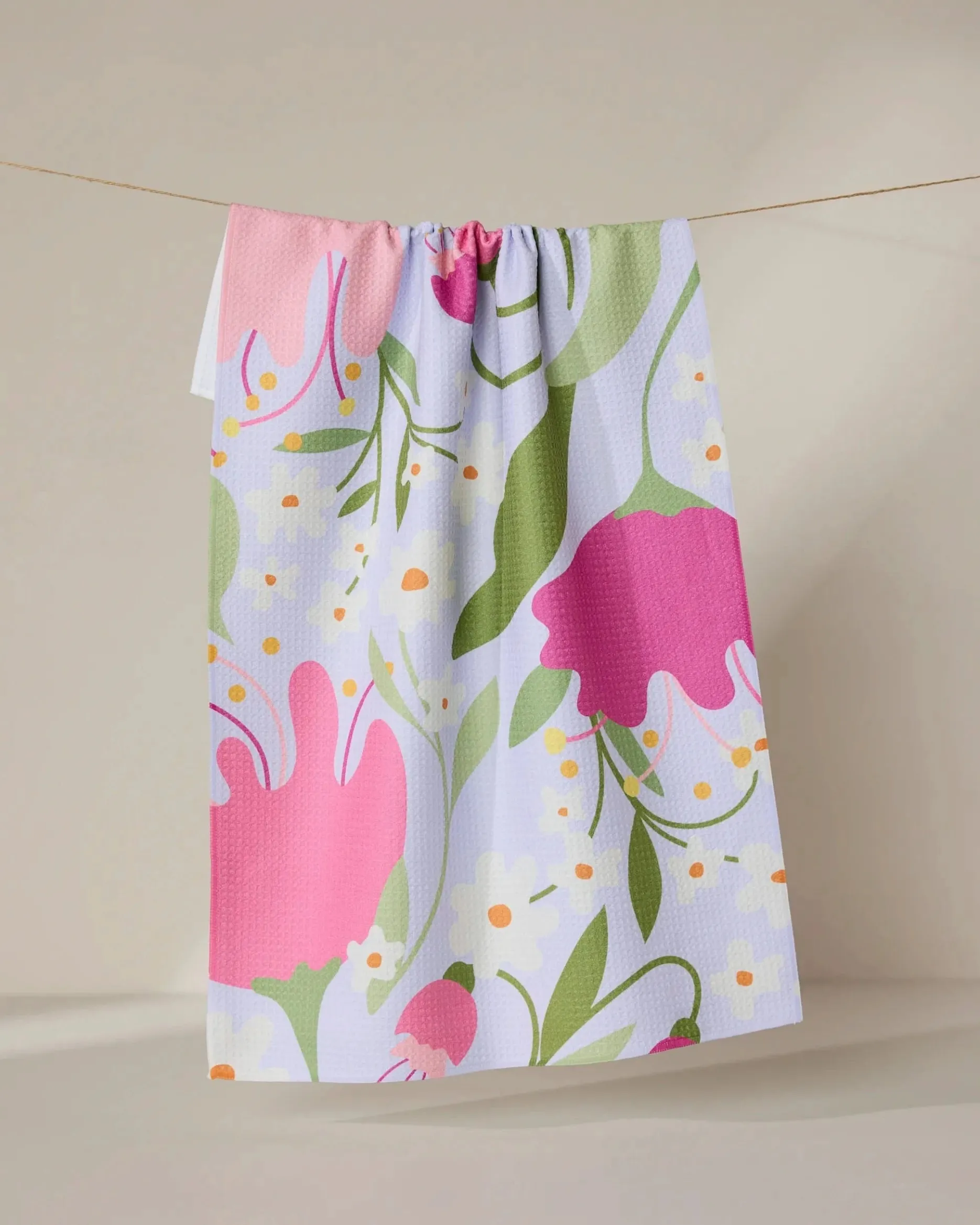 GEOMETRY Thoughtful Tea Towel