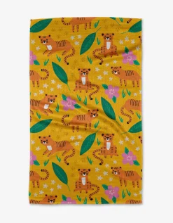GEOMETRY Tigers Tea Towel