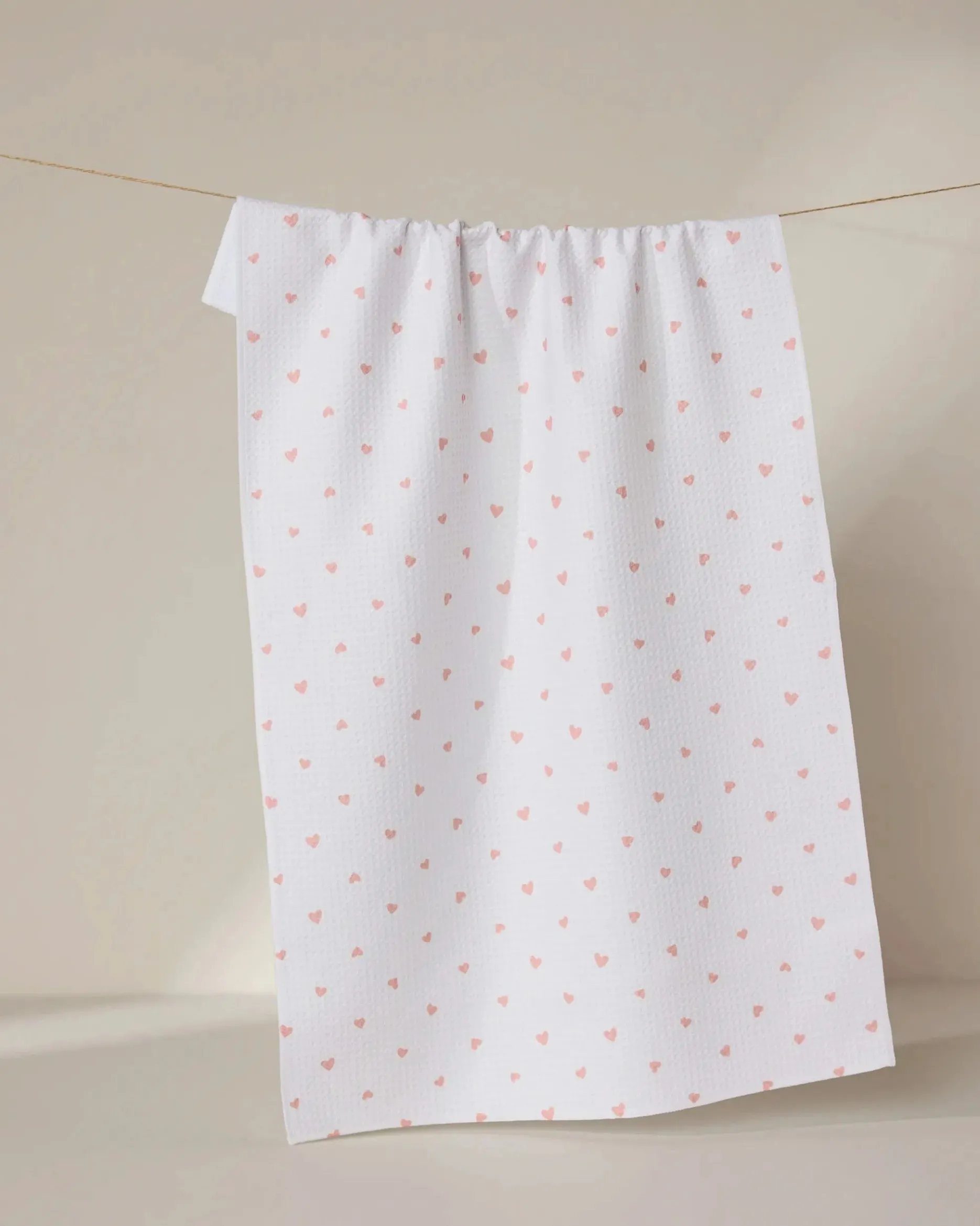 GEOMETRY Tiny Hearts Tea Towel