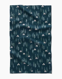 GEOMETRY Tiny Tents Tea Towel