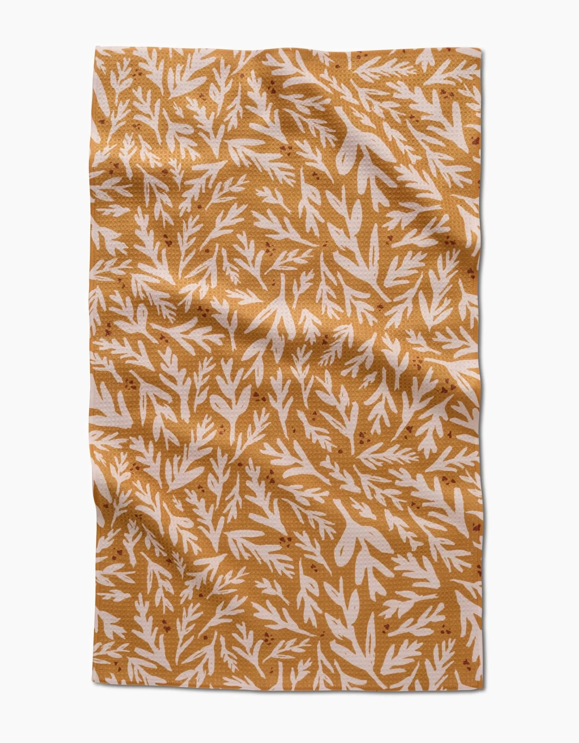GEOMETRY Trail Dusting Gold Tea Towel