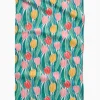 GEOMETRY Tranquil Tulips Tea Towel