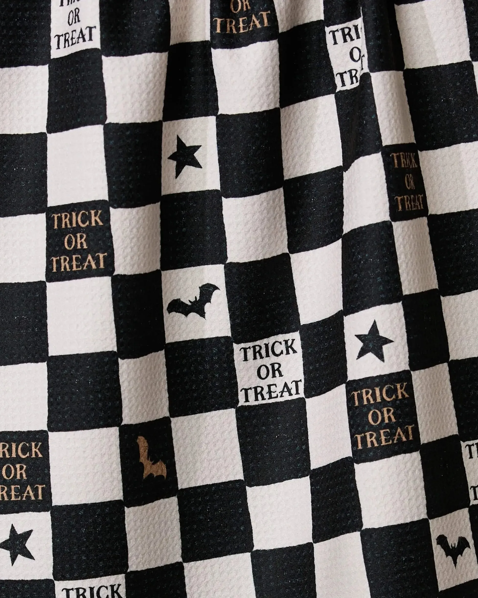 GEOMETRY Tricks and Treats Tea Towel