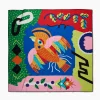 GEOMETRY Tropical Bird Beach Blanket