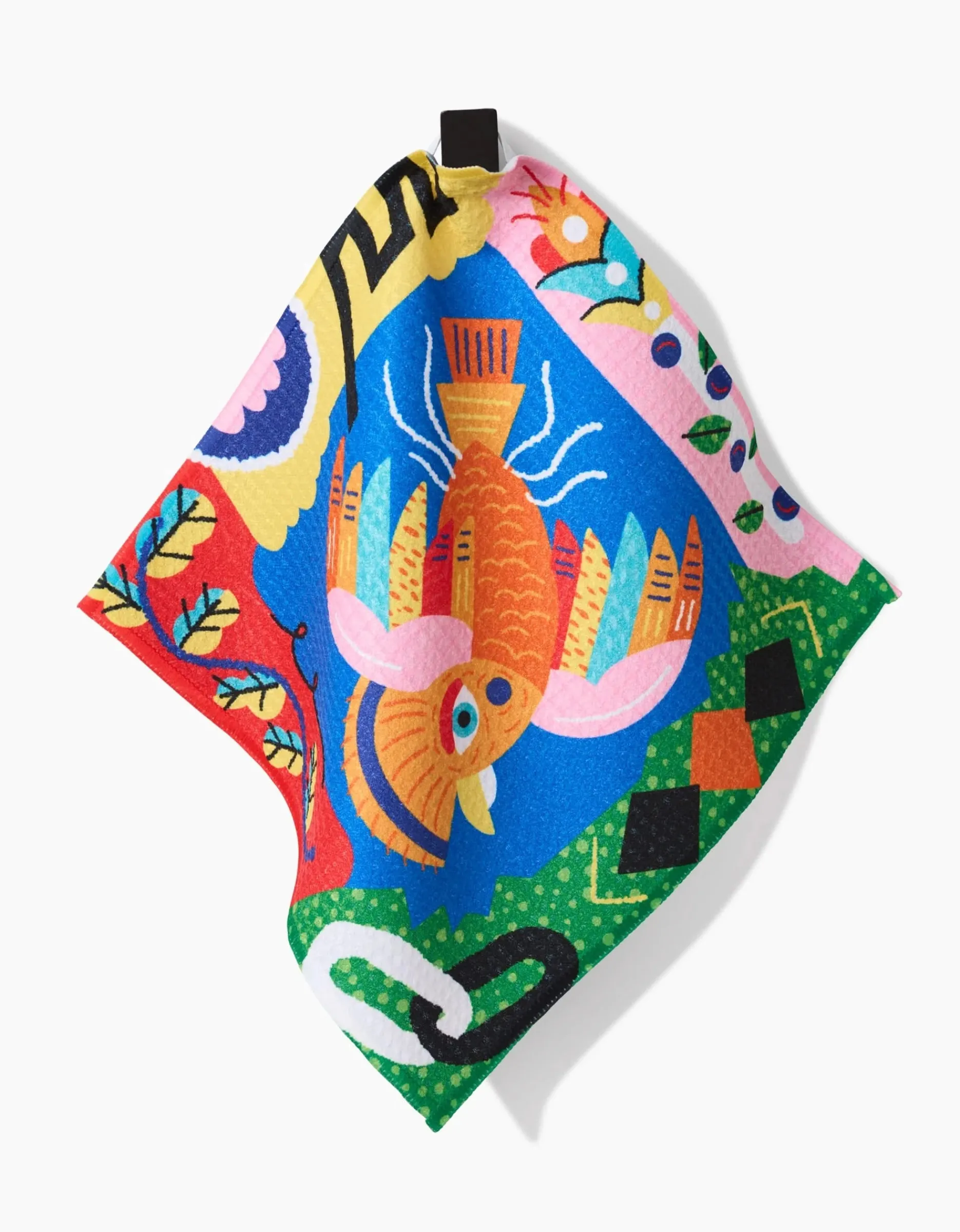 GEOMETRY Tropical Birds Dishcloth Set
