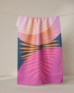 GEOMETRY Tropical Summer Tea Towel