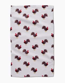 GEOMETRY Turkey Trot Tea Towel