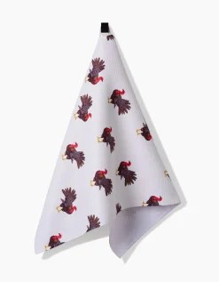 GEOMETRY Turkey Trot Tea Towel