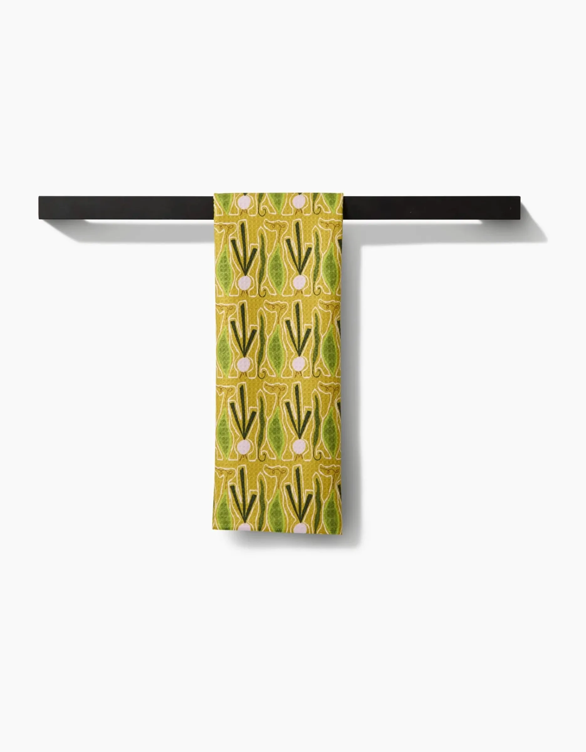 GEOMETRY Veg on Parade Tea Towel