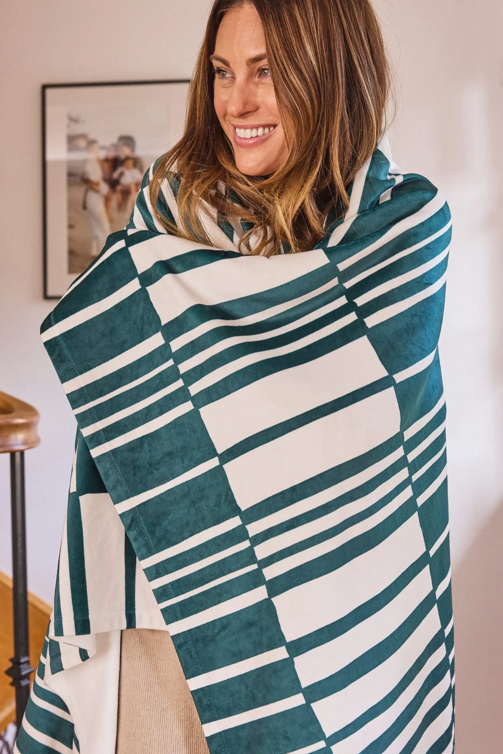 GEOMETRY Verdelia Butter Blanket