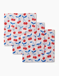 GEOMETRY Very Cherry Dishcloth Set