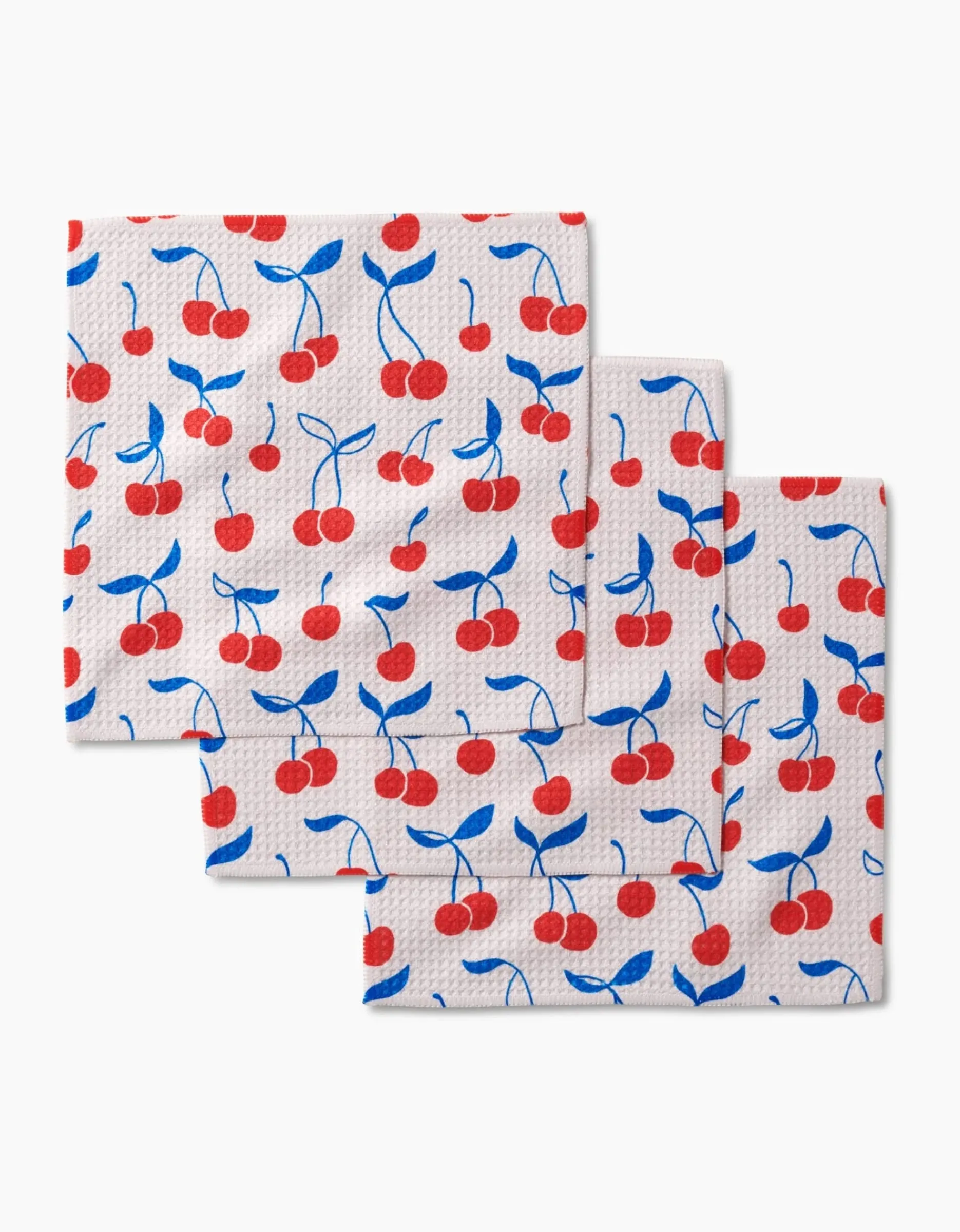GEOMETRY Very Cherry Dishcloth Set