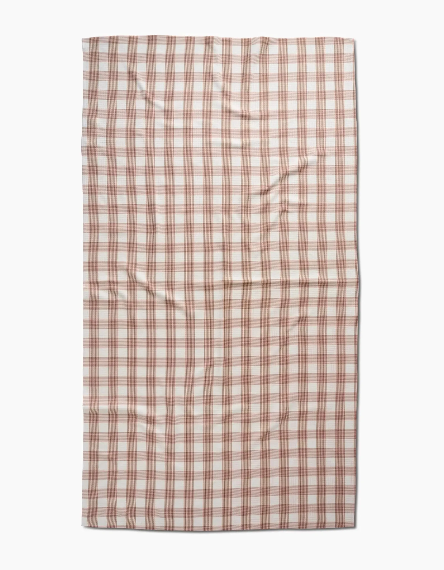 GEOMETRY Vintage Gingham Natural Luxe Bath Towel