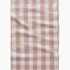 GEOMETRY Vintage Gingham Natural Tea Towel