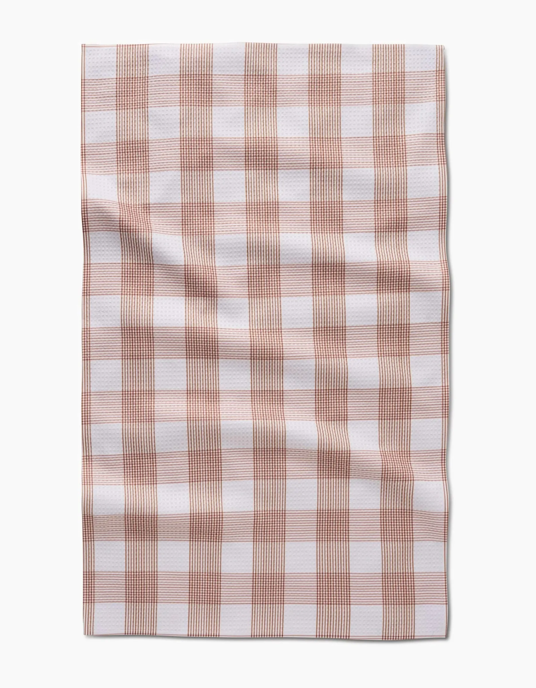 GEOMETRY Vintage Gingham Natural Tea Towel