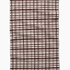 GEOMETRY Vintage Plaid Natural Luxe Hand Towel