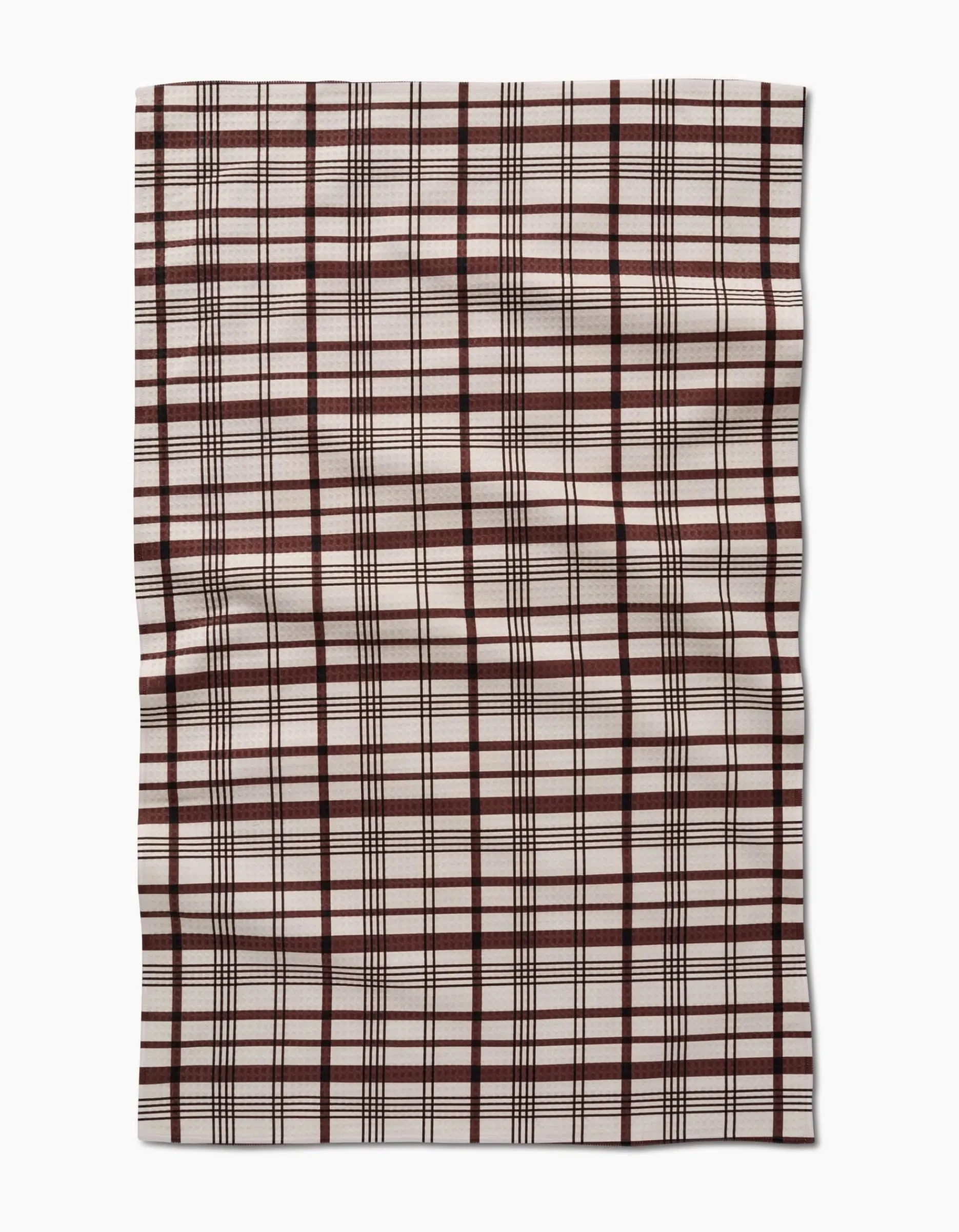 GEOMETRY Vintage Plaid Natural Luxe Hand Towel