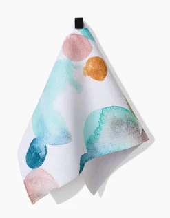 GEOMETRY Watercolor Rocks Bar Towel