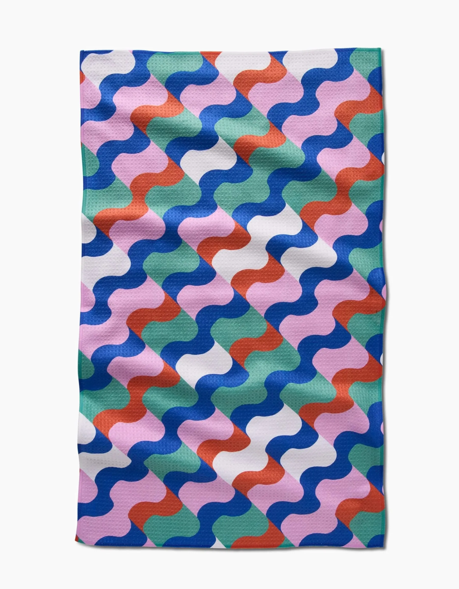 GEOMETRY Wavy Stripes Tea Towel