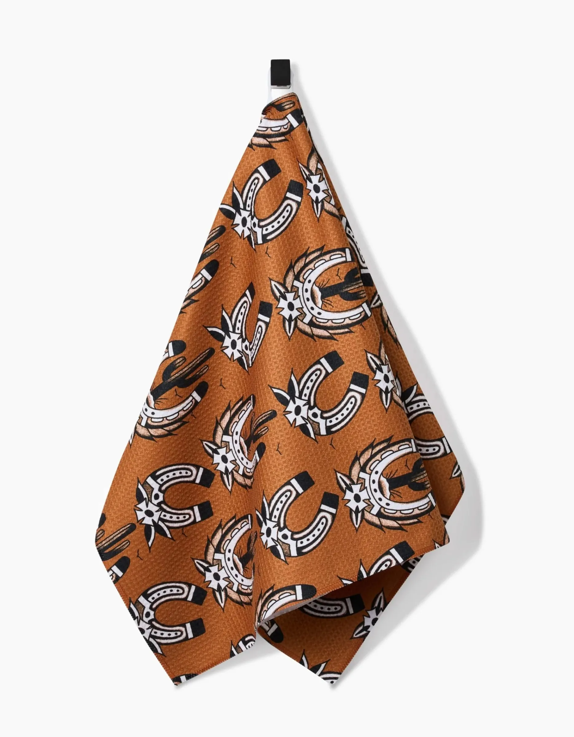 GEOMETRY Western Horseshoes Tea Towel