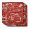 GEOMETRY Western Scene Dinner Napkin Set