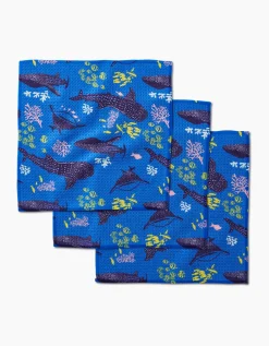 GEOMETRY Whale Shark Dishcloth Set
