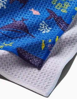 GEOMETRY Whale Shark Dishcloth Set
