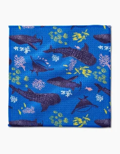 GEOMETRY Whale Shark Dishcloth Set