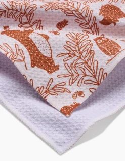 GEOMETRY Whimsical Woodland Tea Towel