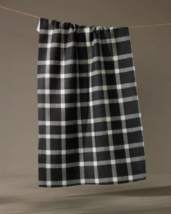 GEOMETRY Wicklow Black Tea Towel