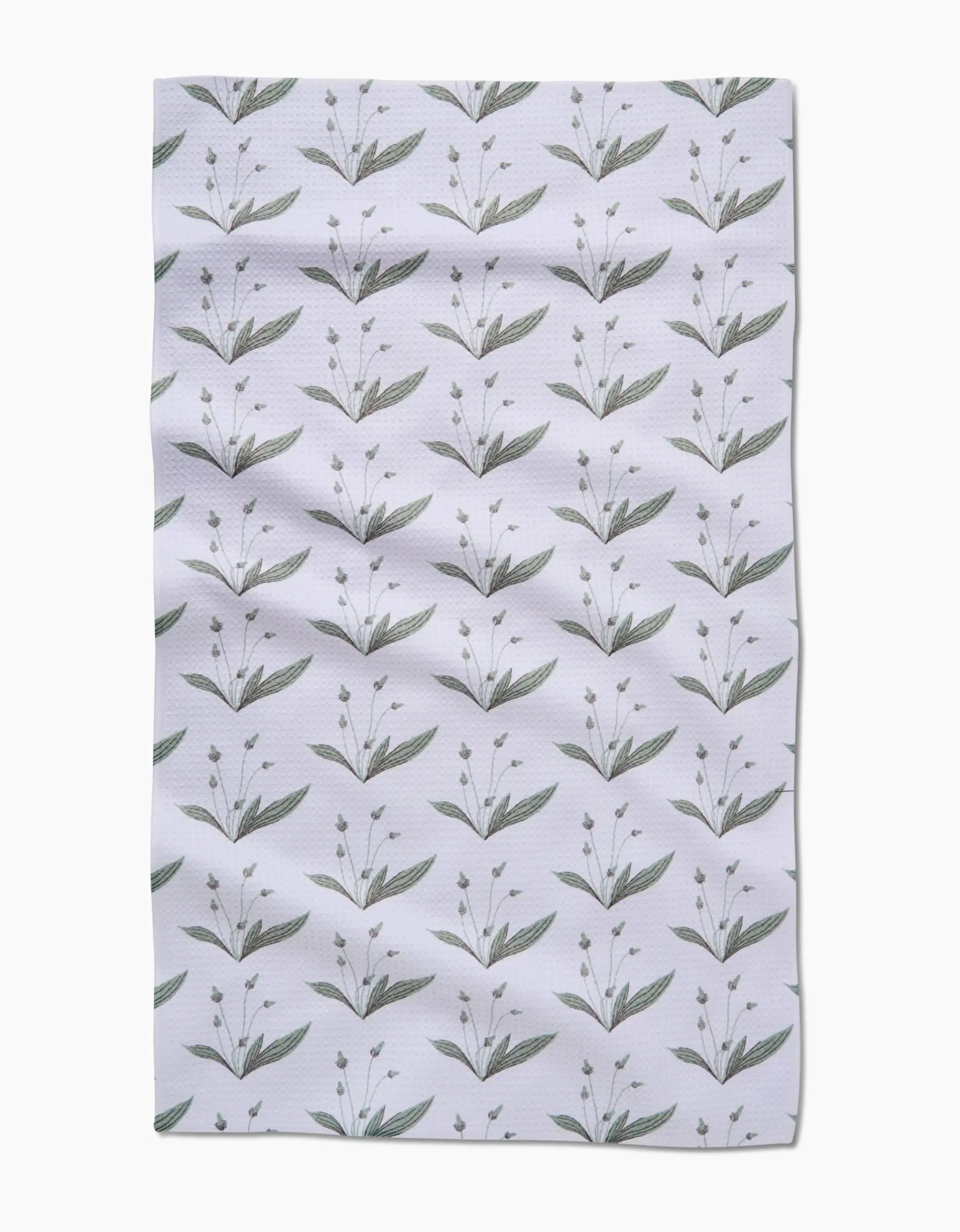 GEOMETRY Wild Leaves Green Tea Towel
