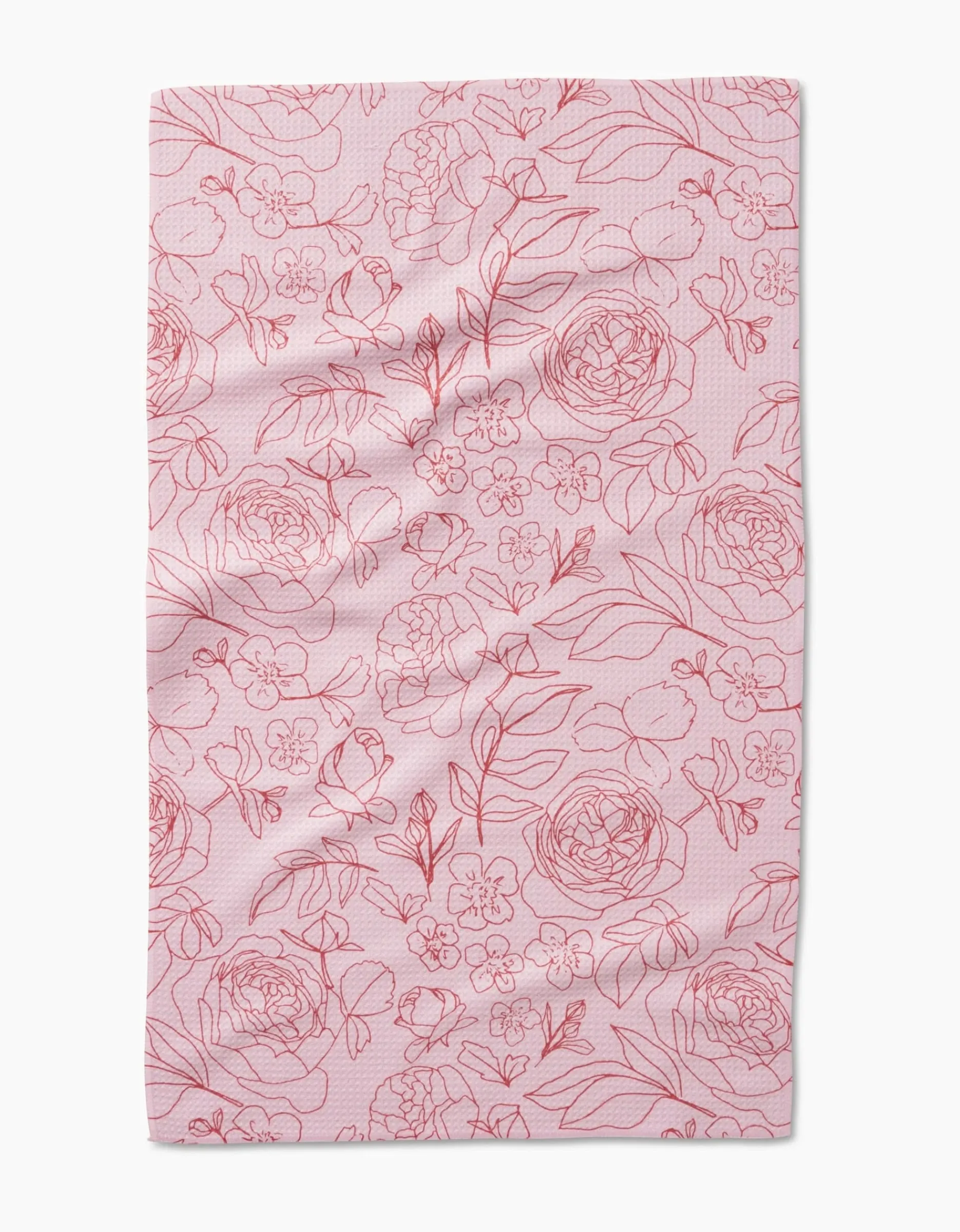 GEOMETRY Wild Roses Tea Towel