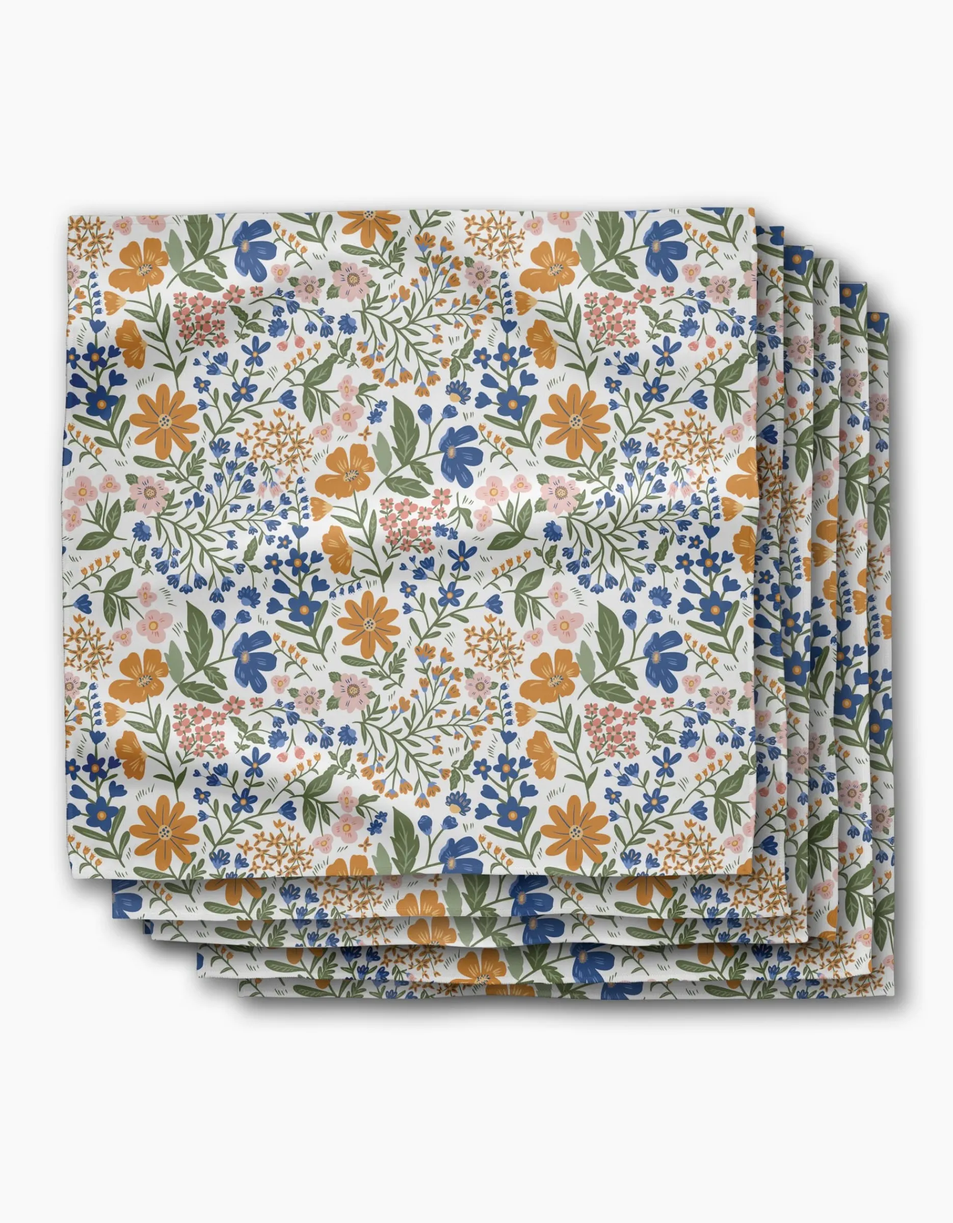 GEOMETRY Wildflower Vine Blush Dinner Napkin Set