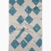 GEOMETRY Wisp Blue Tea Towel