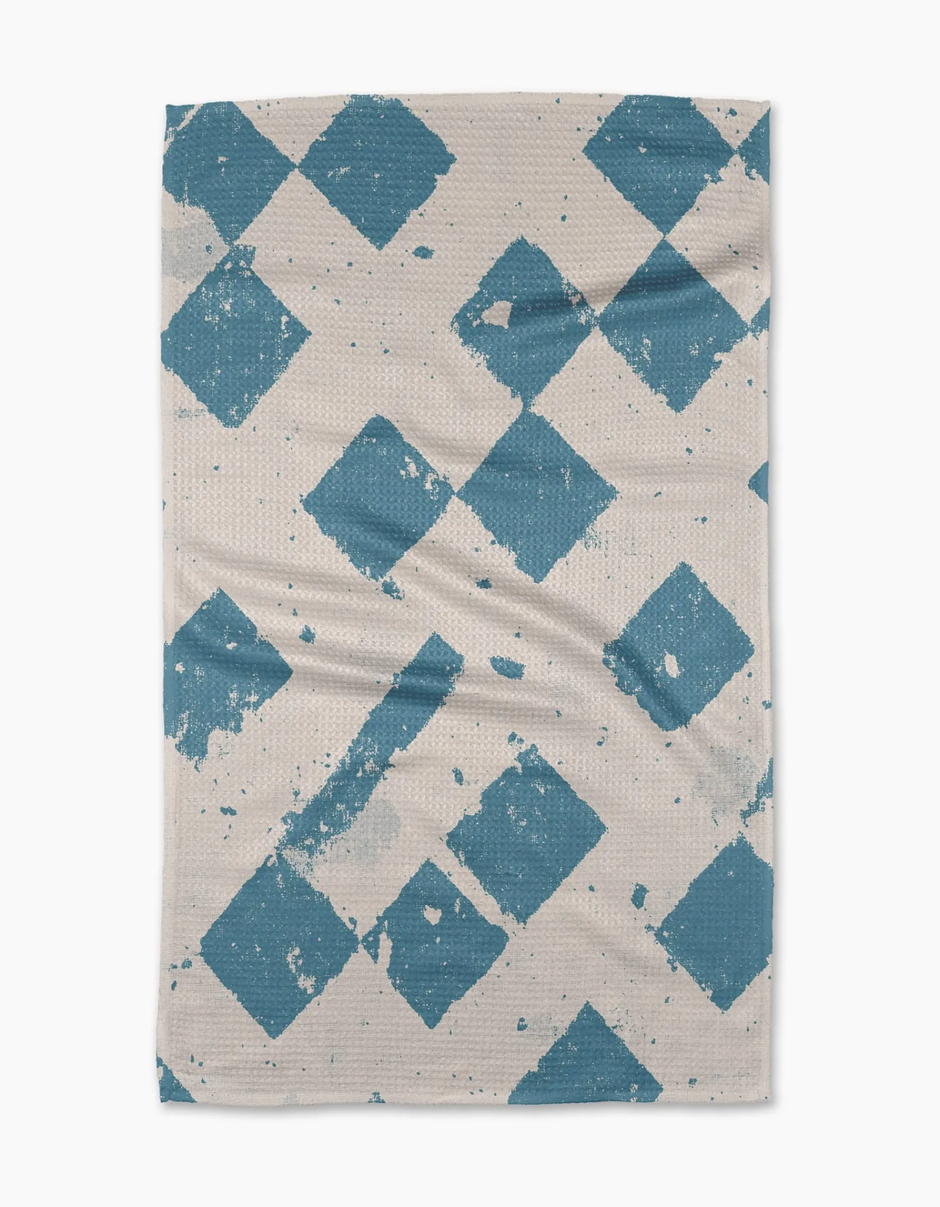 GEOMETRY Wisp Blue Tea Towel
