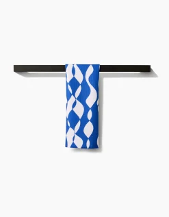 GEOMETRY Wonky Lines Bar Towel
