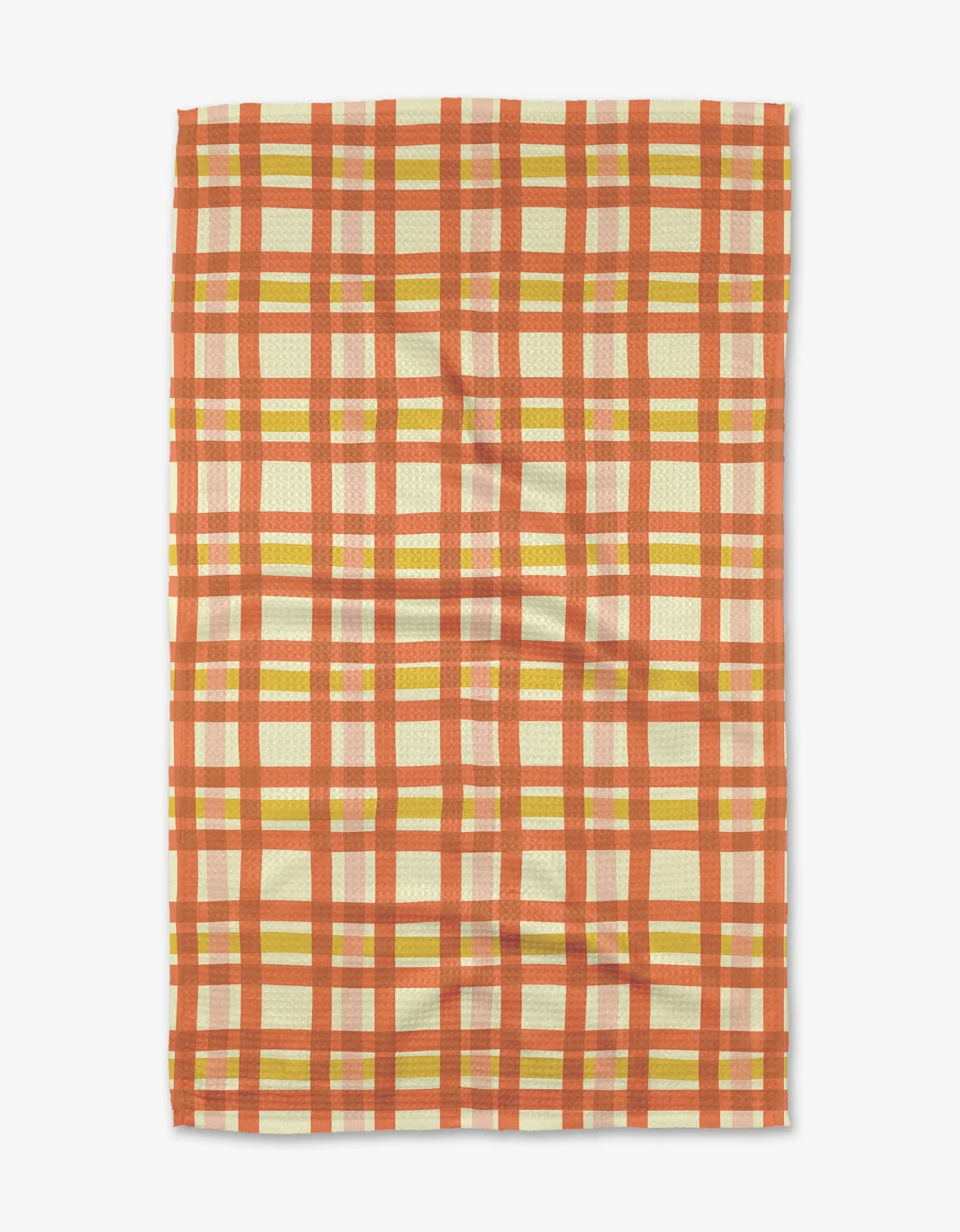 GEOMETRY Wonky Plaid Tea Towel