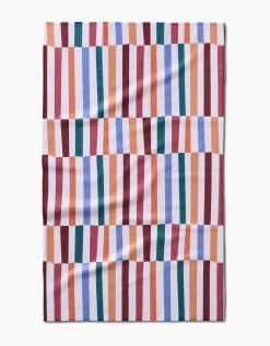 GEOMETRY Wonky Stripes Tea Towel