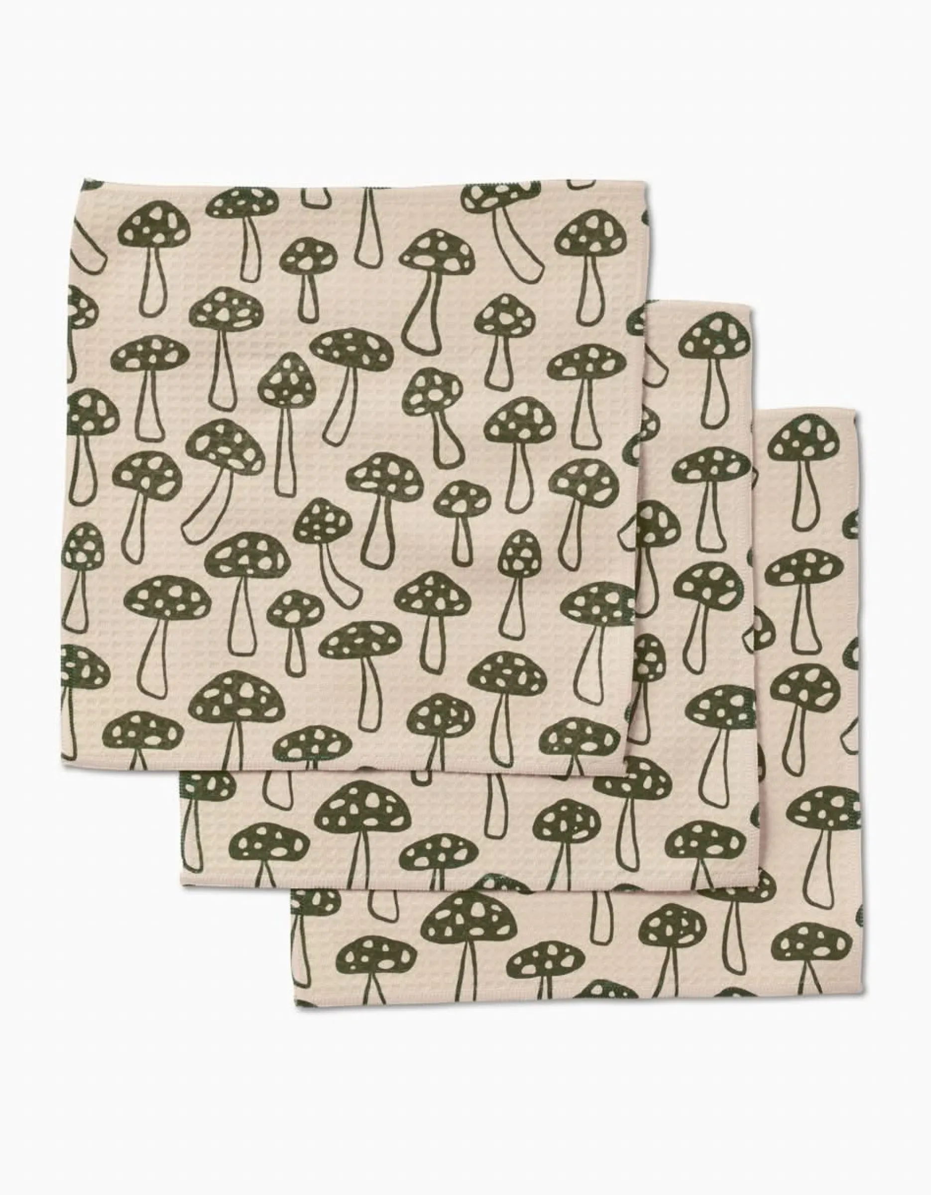 GEOMETRY Woodland Mushroom Luxe Washcloth Set