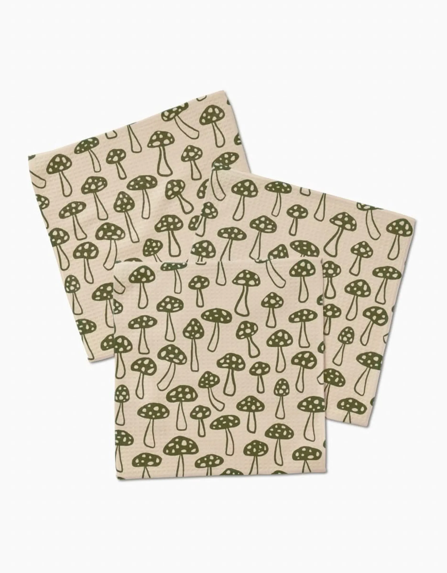 GEOMETRY Woodland Mushroom Luxe Washcloth Set