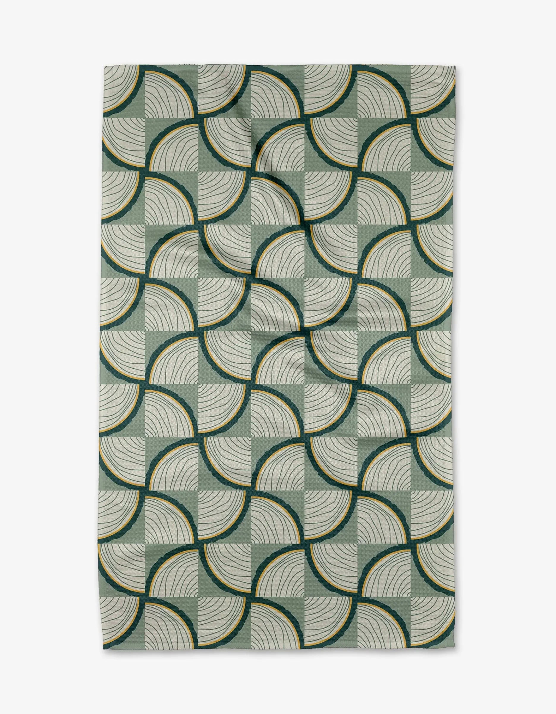 GEOMETRY Woodpile Tea Towel