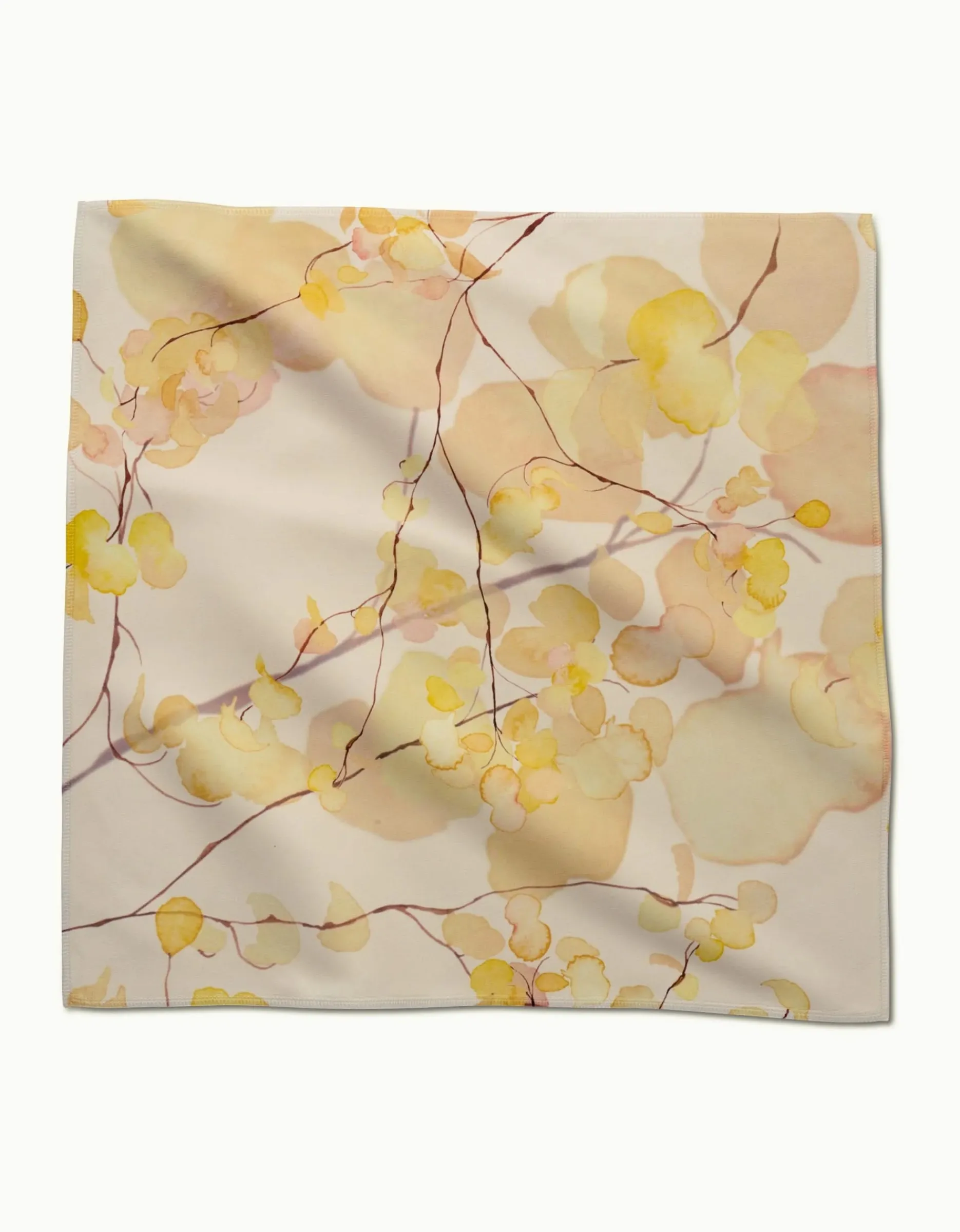 GEOMETRY Yellow Fall Dinner Napkin Set