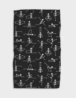 GEOMETRY Yoga Bones Tea Towel