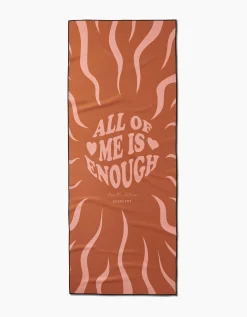 GEOMETRY You are ENOUGH Yoga Towel
